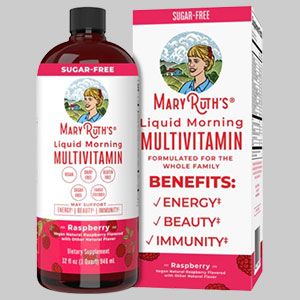 MaryRuth Organics Liquid Multivitamin Supplement Packaging