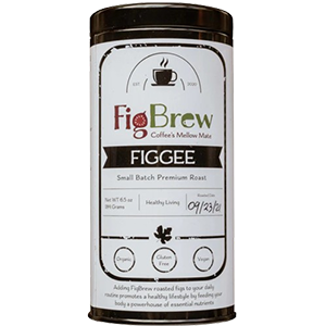 A Canister of FigBrew Coffee Alternative